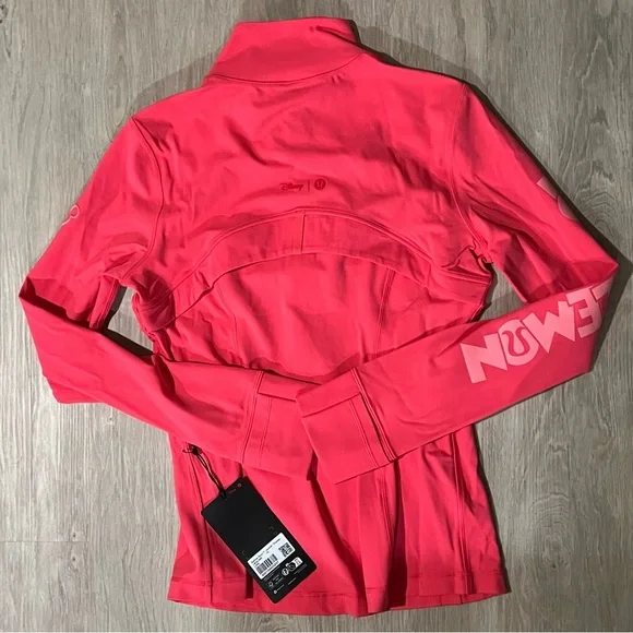 Disney x Lululemon Define Jacket Nulu Lipgloss Pink NWT Size 8 - Picture 7 of 11